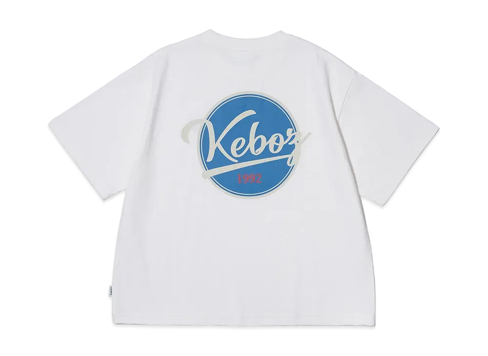 KEBOZ Kids BB Logo S/S Tee "White"