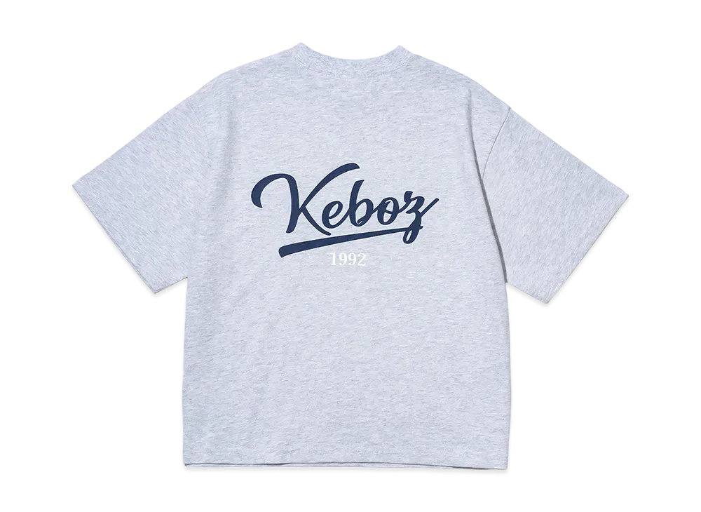 KEBOZ Kids Icon Logo S/S Tee "Gray"