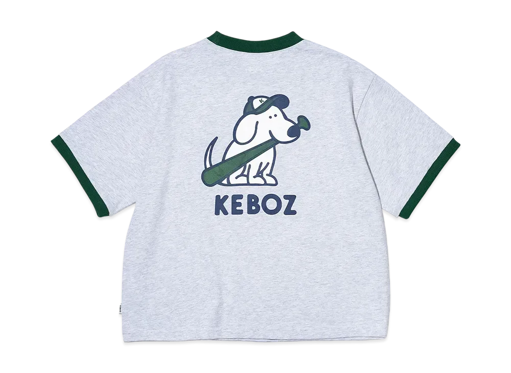 KEBOZ Kids Yik Ringer S/S Tee "Gray"