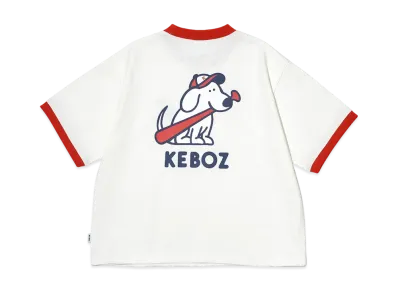 KEBOZ Kids Yik Ringer S/S Tee "White"