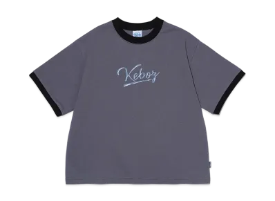 KEBOZ Kids Icon Ringer S/S Tee "Graphite"