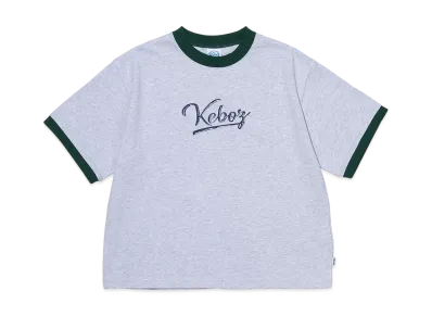 KEBOZ Kids Icon Ringer S/S Tee "Gray"
