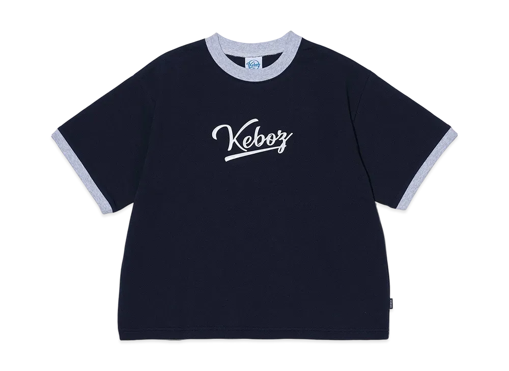 KEBOZ Kids Icon Ringer S/S Tee "Navy"