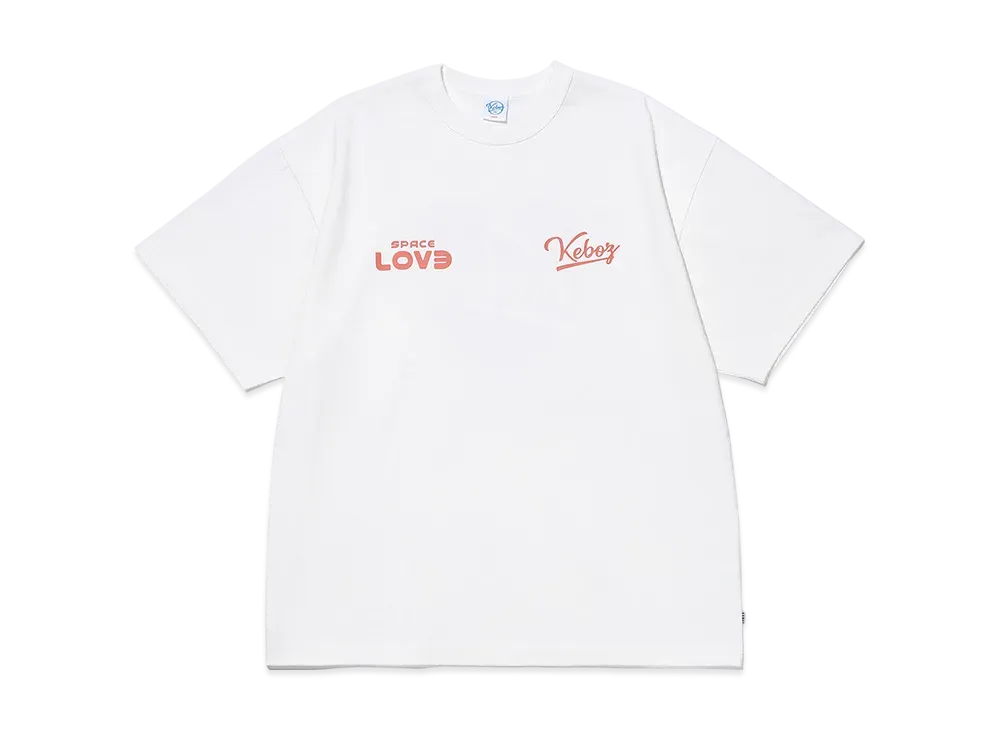 KEBOZ x Space Lov3 HBB S/S Tee "White"