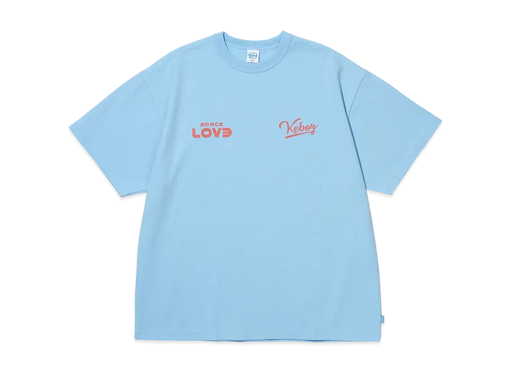 KEBOZ x Space Lov3 HBB S/S Tee "Powder Blue"