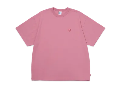 KEBOZ x Space Lov3 Heart Wappen S/S Tee "Pink"