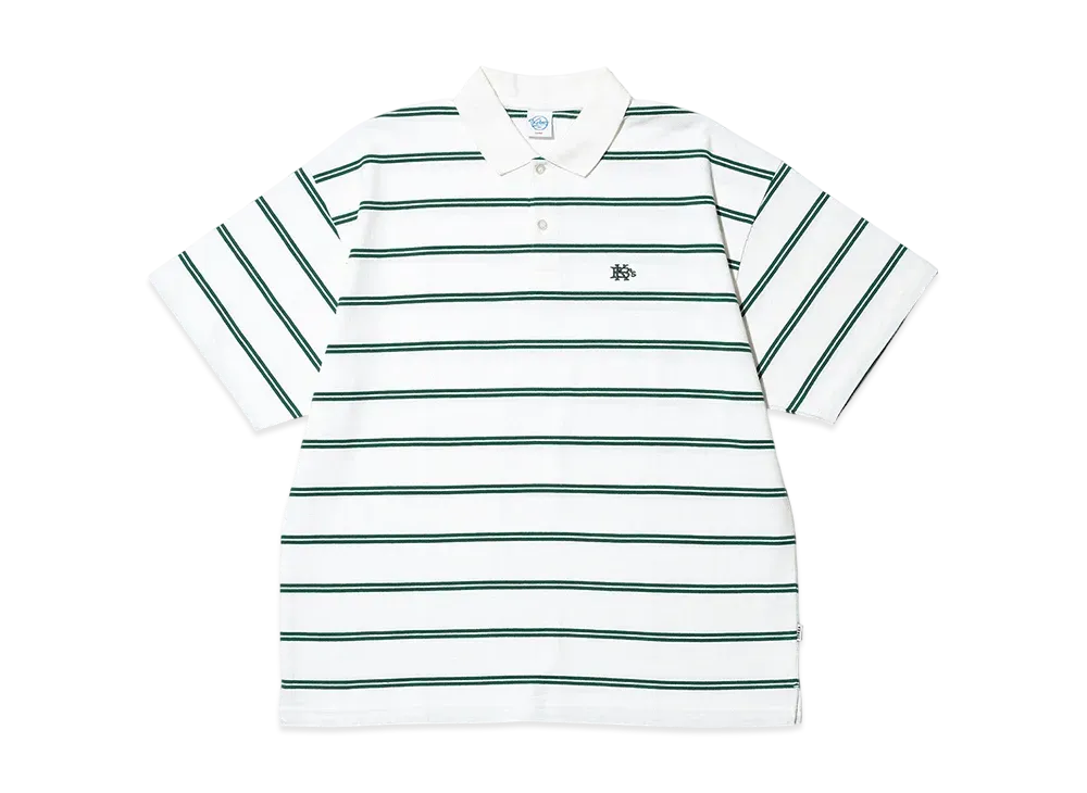 KEBOZ EFG Border S/S Polo "White"