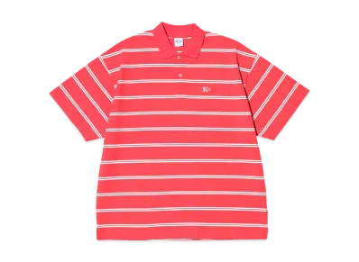 KEBOZ EFG Border S/S Polo "Vermilion"