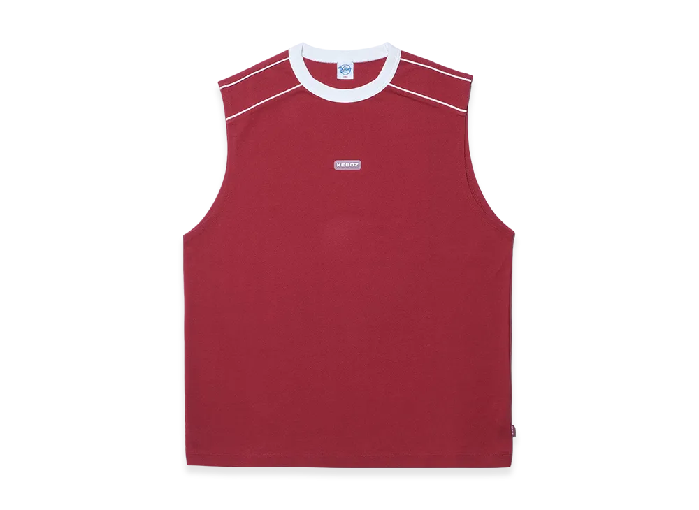 KEBOZ KAC Piping Tanktop "Crimson Red"