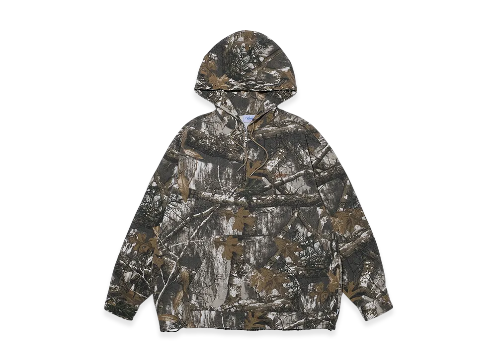 KEBOZ Real Tree Camo Half Zip Hooded Shirt "Real Tree Camo"