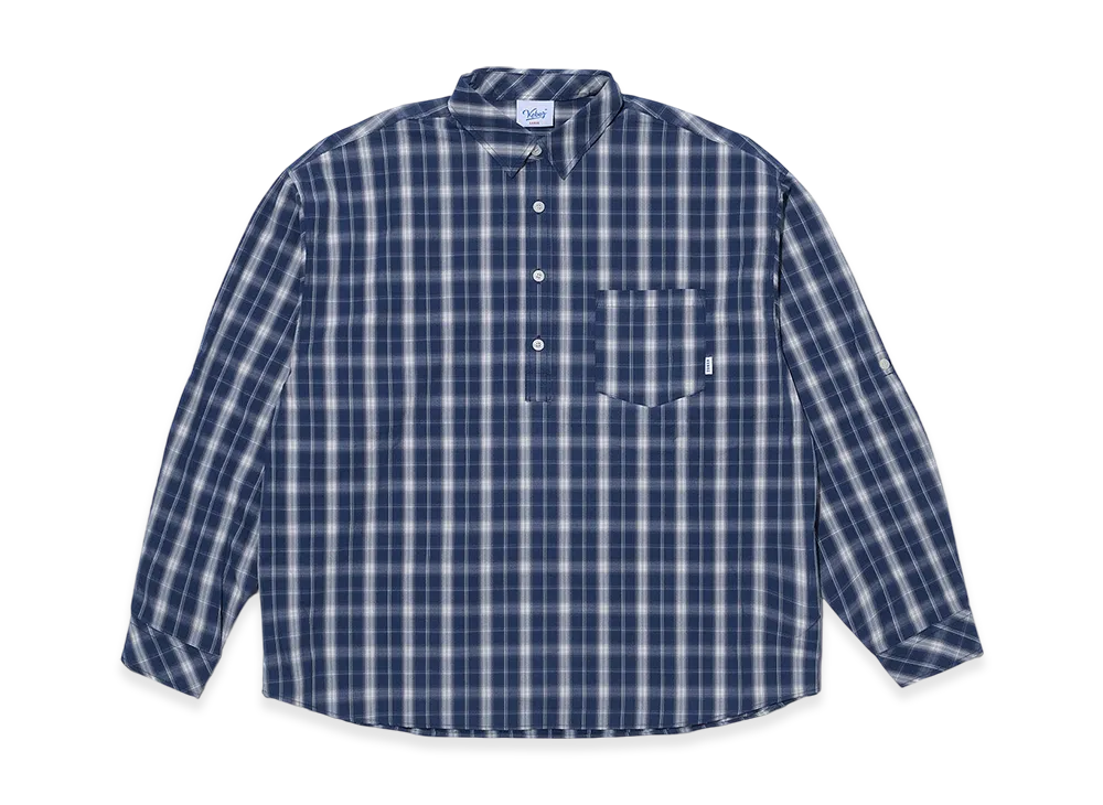 KEBOZ Check Pullover Shirt "Blue"
