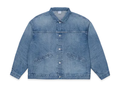KEBOZ Damaged Denim Jacket "Blue"