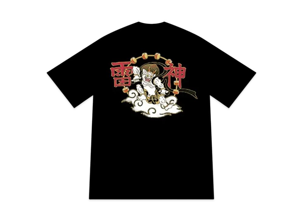Kazedensetsu Bukkomi no Taku Raizinn T-Shirt "Black"