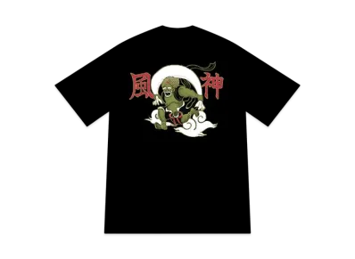 Kazedensetsu Bukkomi no Taku Huuzin T-Shirt "Black"