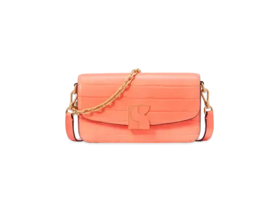 kate spade Dakota Croco Emboss Small Crossbody "Melon Ball"