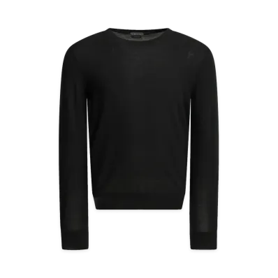 TOM FORD Wool Crew Neck Sweater "Black"