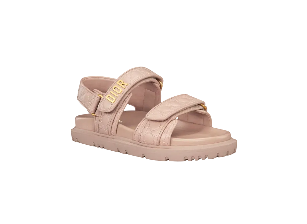 Dior Dioract Sandal Quilted Cannage Calfskin "Nude"