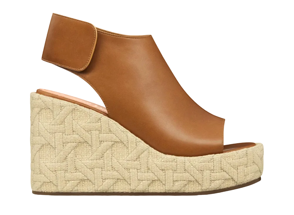 Dior Women's Attitude Dior Wedge Sandal Calfskin "Camel"