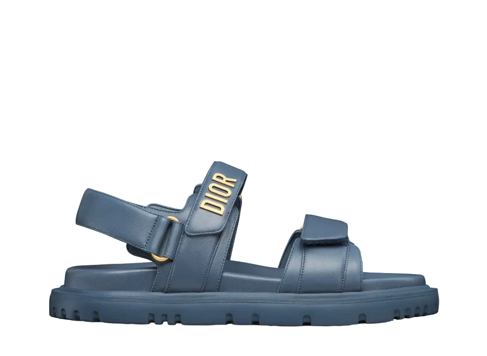Dior Dioract Sandal Lambskin "Pastel Midnight Blue"