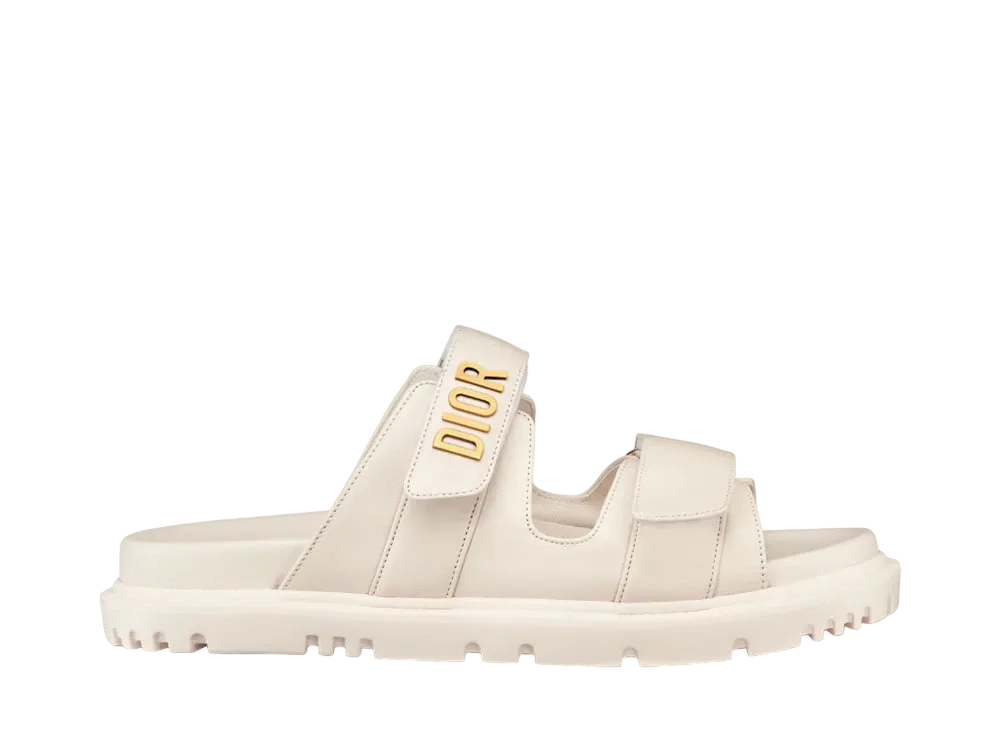 Dior Dioract Slide Lambskin "White"