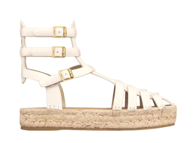Dior Women's Dioriviera Dior Marine Sandal Calfskin "White"