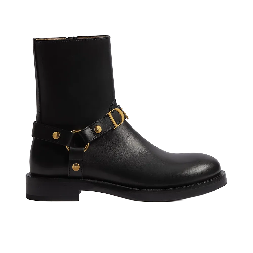 Dior Women's Dior Bolt Short Boots Calfskin "Black"