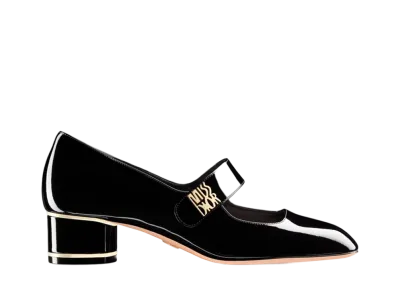 Dior Women's Miss Dior Pumps Patent Cannage Calfskin "Black"
