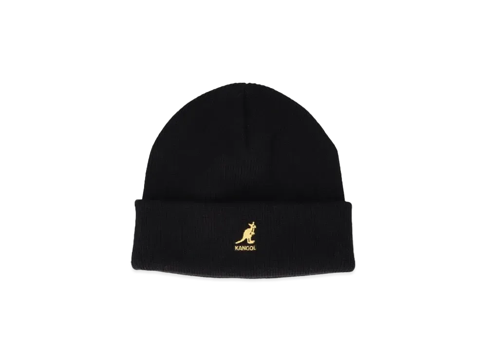 Kangol Acrylic Cuff Pull-On "Black/Gold"