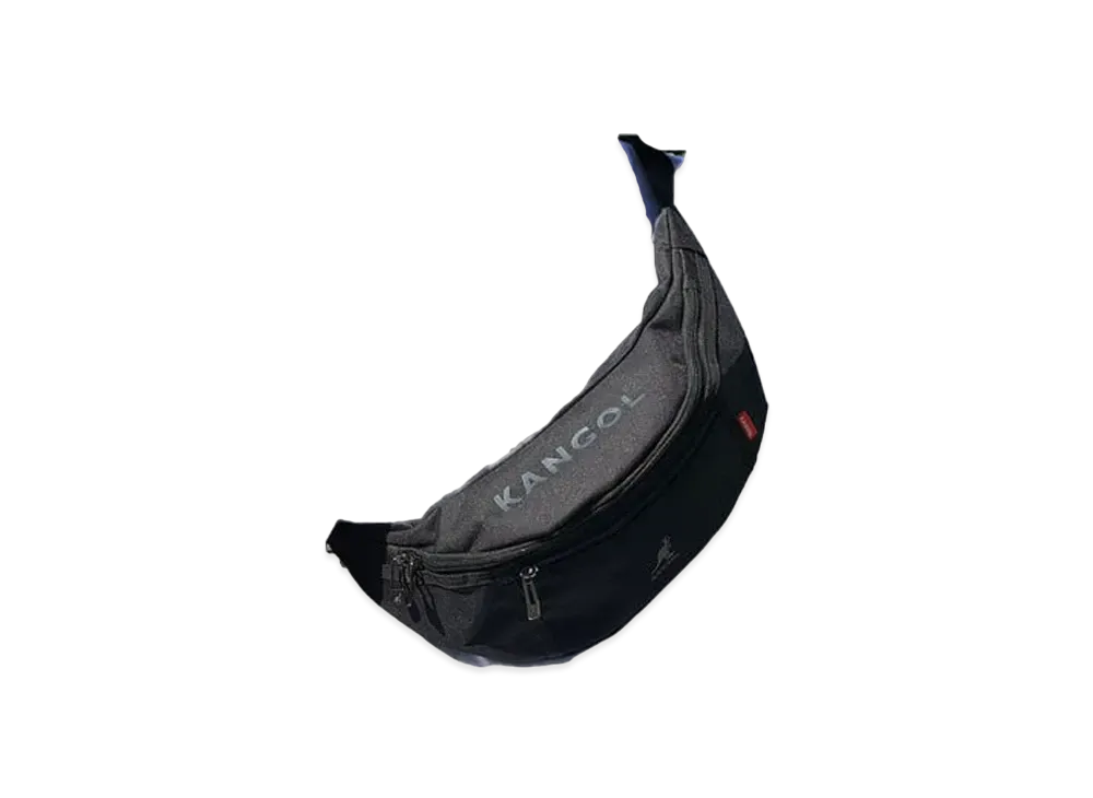 Kangol Waist Bag "Black/Charcoal"