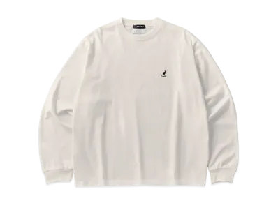 Kangol MONO-MART Exclusive Logo Oversize LS Tee "Off White"