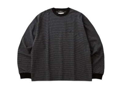 Kangol MONO-MART Exclusive Logo Oversize LS Tee "Black/Charcoal"