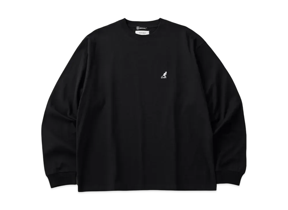 Kangol MONO-MART Exclusive Logo Oversize LS Tee "Black"