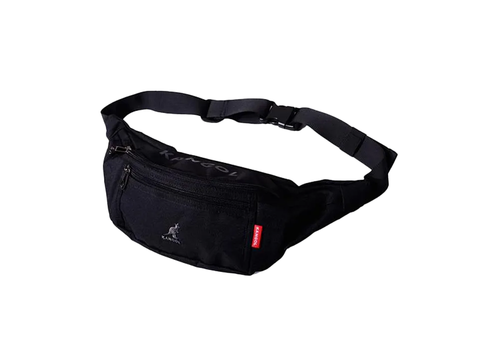 Kangol Body Bags For Men "Black/Charcoal"
