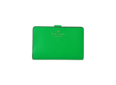 kate spade Schuyler Bifold Wallet "Flesh Green"