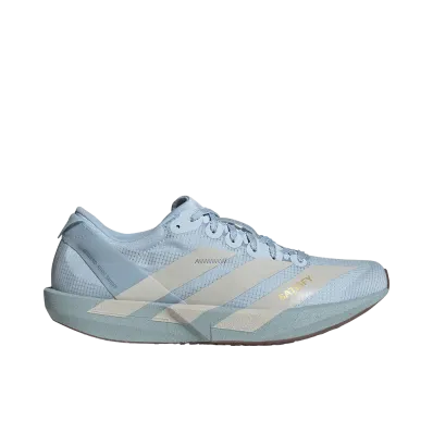 Satisfy × adidas Women's Adizero Adios 9 "Wonblu/Peamet/Wonblu"