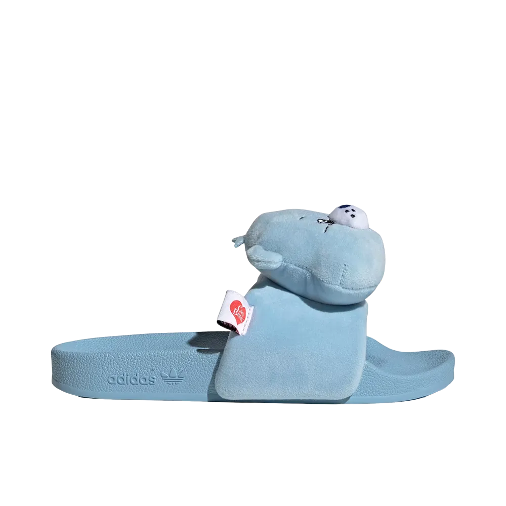 Care Bears × adidas Women's Adilette Slides "Grunmpy Bear"