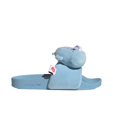 Care Bears × adidas Women's Adilette Slides "Grunmpy Bear"