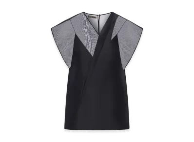 KHAITE Women's Silk Top Mer "Black"