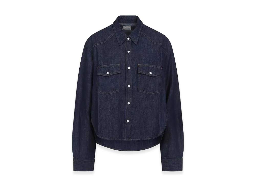 KHAITE Women's Denim Grenon Shirt "Blue"