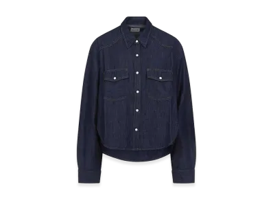KHAITE Women's Denim Grenon Shirt "Blue"