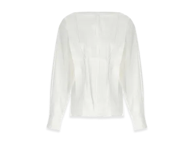 KHAITE Women's 'Wenley' Blouse "White"