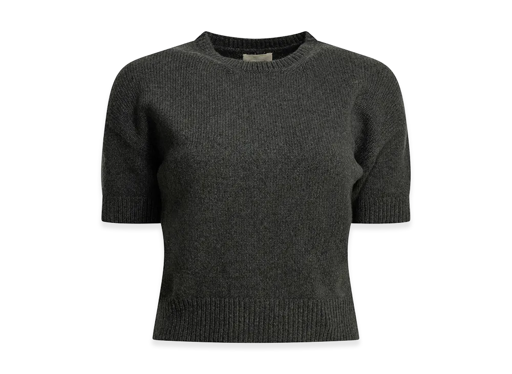 KHAITE Women's "Golden" Crew-Neck Sweater "Gray"