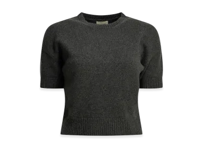 KHAITE Women's "Golden" Crew-Neck Sweater "Gray"