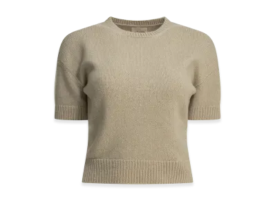 KHAITE Women's "Golden" Crew-Neck Sweater "Beige"