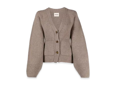KHAITE Women's 'Scarlet' Cardigan "Brown"