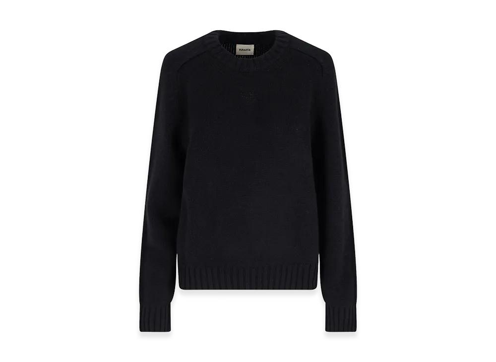 KHAITE Women's Cashmere Mae Sweater "Black"