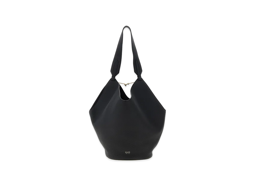 KHAITE Women's 'Lotus Small' Shopping Bag "Black"