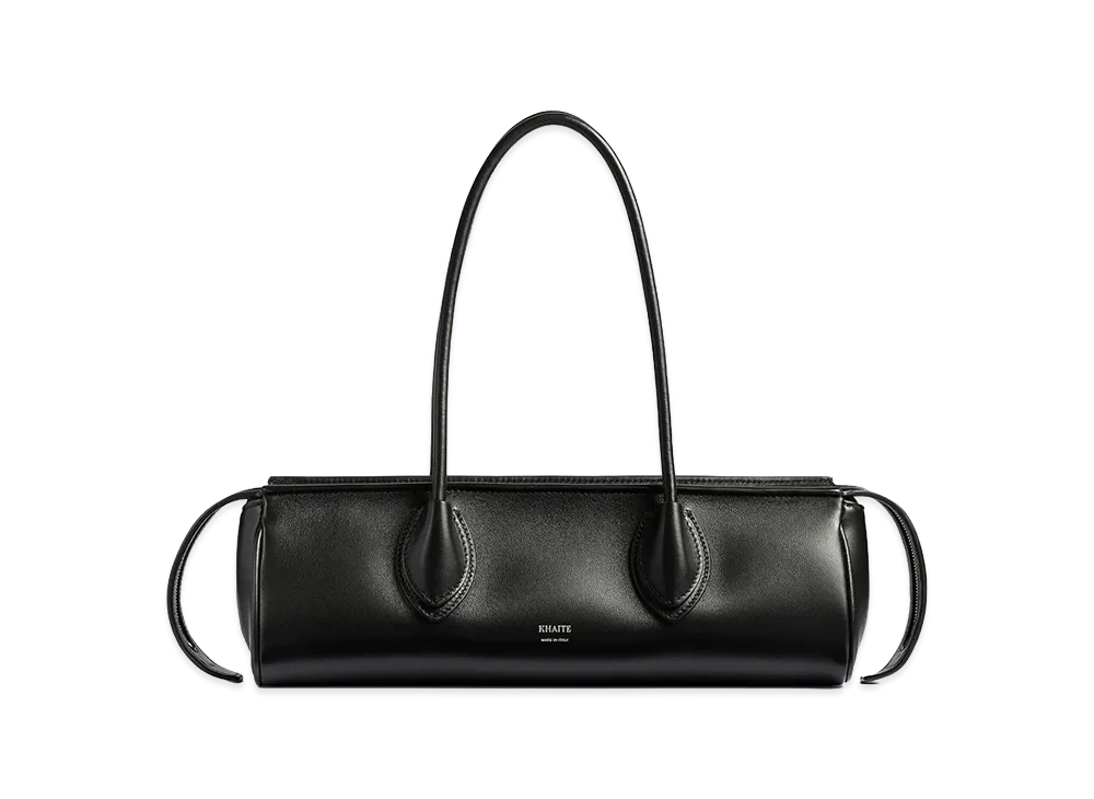 KHAITE Women's Leather Donna Shoulder Bag "Black"
