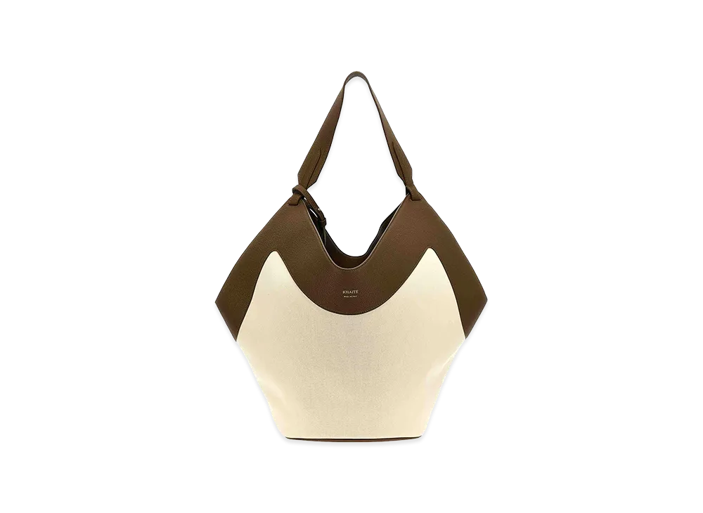 KHAITE Women's 'Medium Lotus Tote' Shopping Bag "Beieg/Brown"