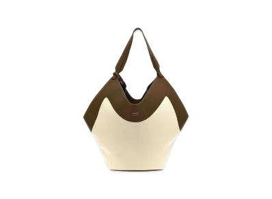 KHAITE Women's 'Medium Lotus Tote' Shopping Bag "Beieg/Brown"